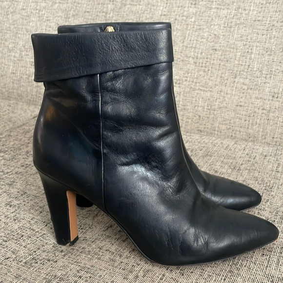 Franco Sarto Keilah Black Ankle Booties Boots Size 8.5 - Picture 2 of 12